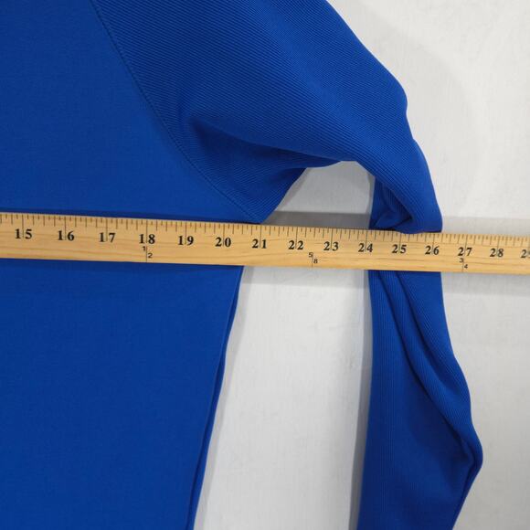 FootJoy Sweater Mens S Blue Boeing Classic Ribbed 1/4 Zip Long Sleeve Pullover - Picture 11 of 15